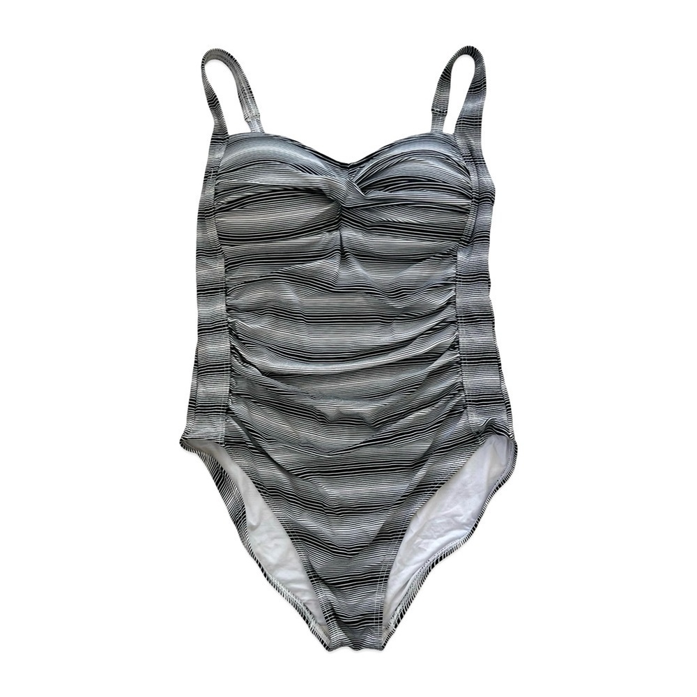 NWOT Bond-eye Australia Onepiece Swimsuit beach flattering Ruching Twisted Front
